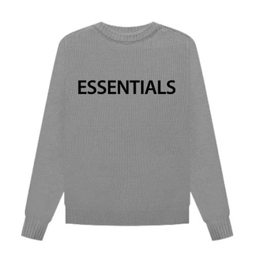 Grey Essentials Hoodie