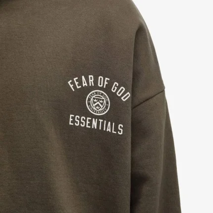 Fear of God ESSENTIALS State Heavy Fleece Full Zip Hoodie